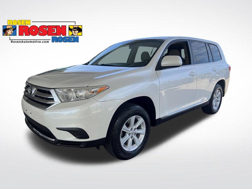 White (Blizzard Pearl) 2013 Toyota Highlander SUV / Crossover All-Wheel Drive 5-Speed Automatic Overdrive