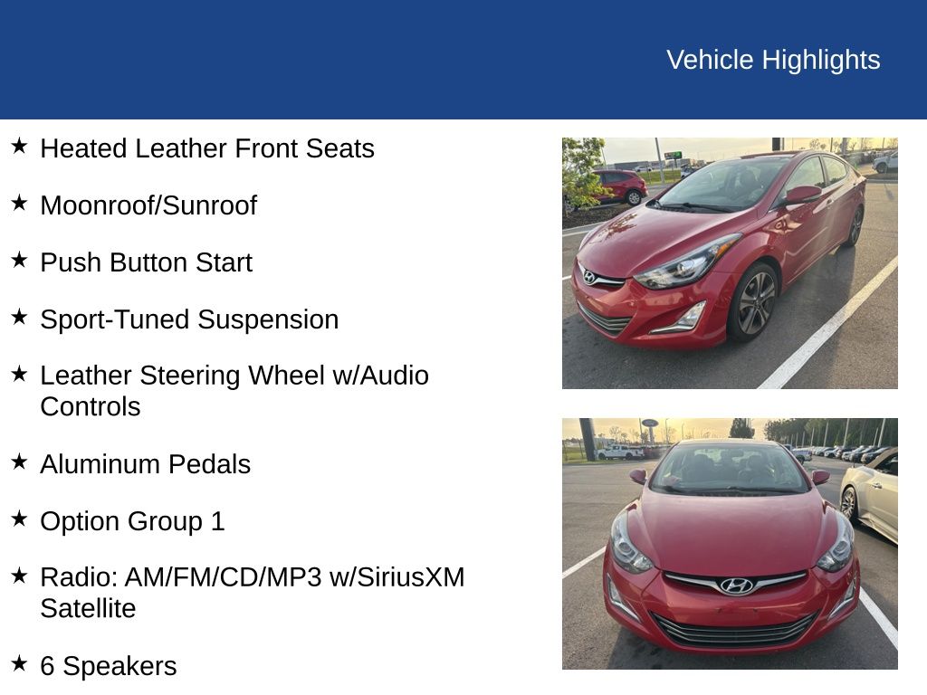 2014 Hyundai ELANTRA Sport