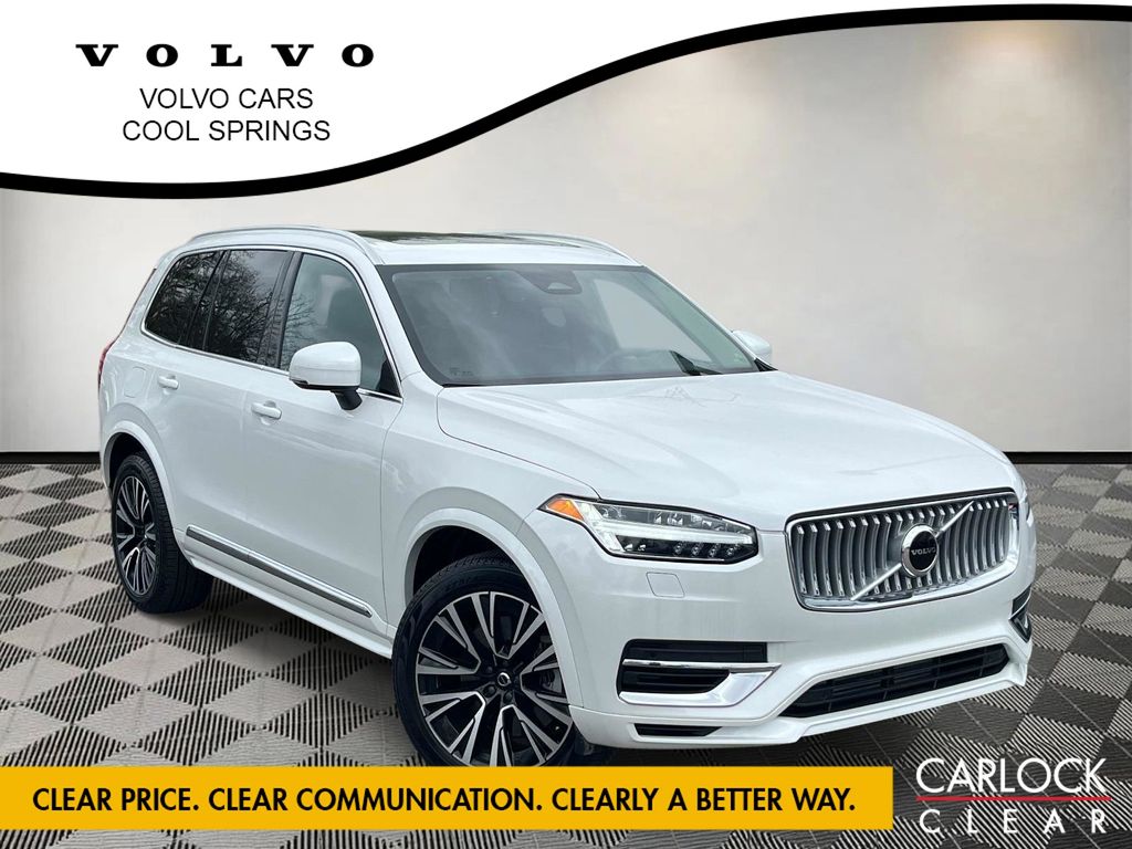 Crystal White 2025 Volvo XC90 T8 Core Bright Theme eAWD SUV / Crossover All-Wheel Drive Automatic