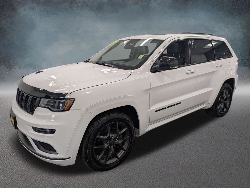 Bright White Clearcoat 2020 Jeep Grand Cherokee SUV / Crossover Four-Wheel Drive 8-Speed Automatic