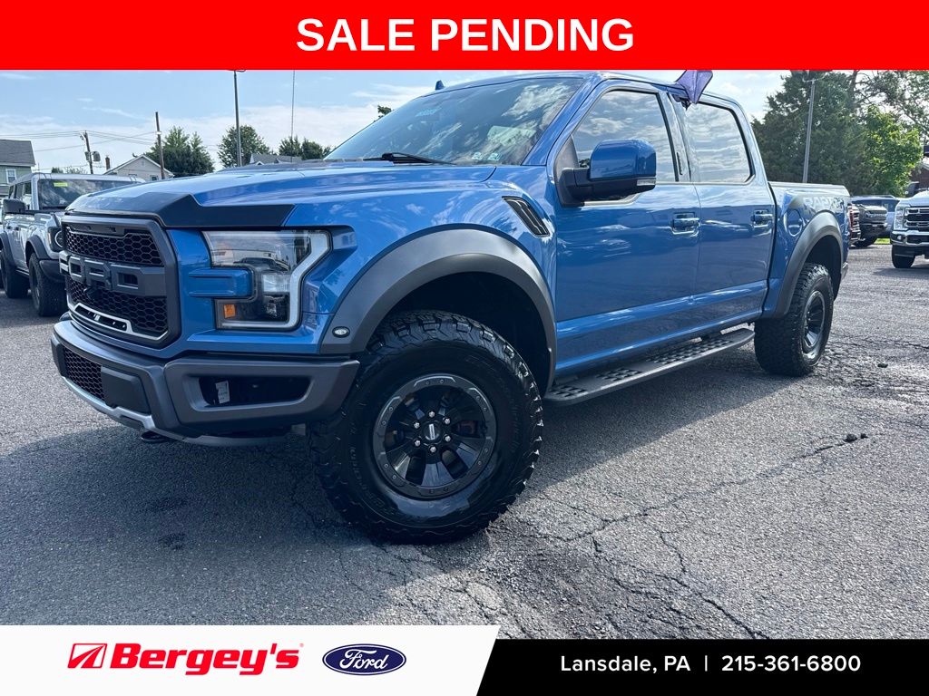 Ford Performance Blue Metallic 2019 Ford F-150 Pickup Truck Four-Wheel Drive 10-Speed Automatic