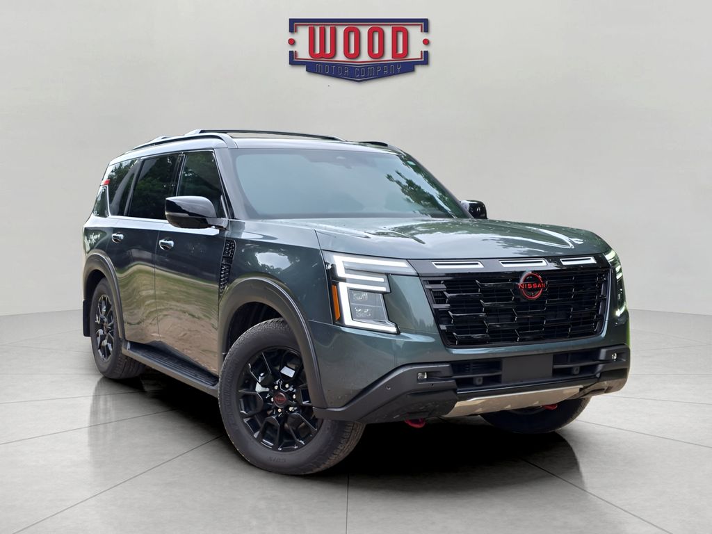 Black (Alpine Metallic/Super Blk) 2026 Nissan Armada SUV / Crossover Four-Wheel Drive 9-Speed Automatic