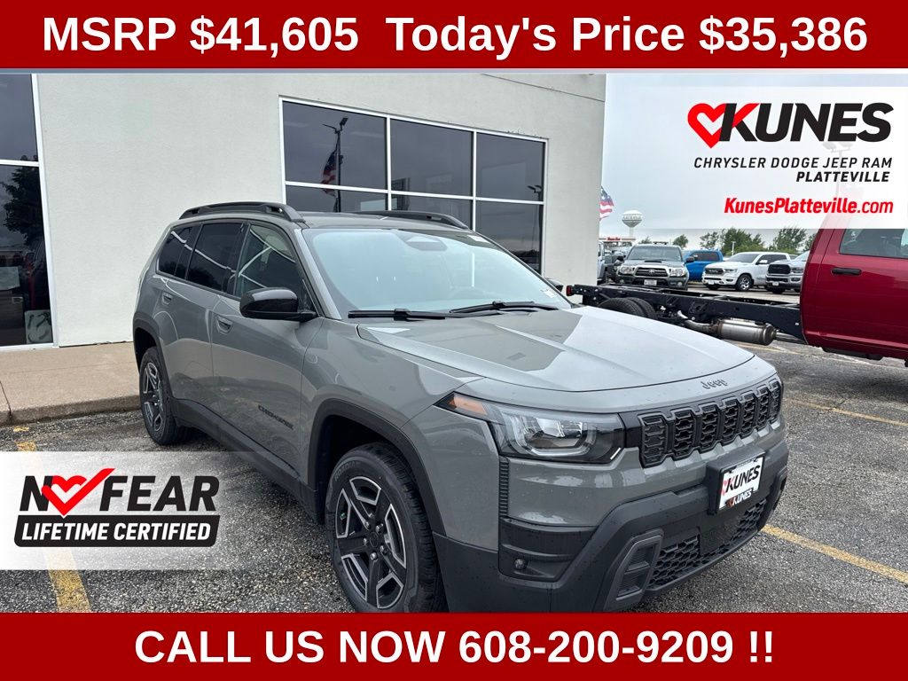 Sting-Gray Clearcoat 2026 Jeep Cherokee SUV / Crossover Four-Wheel Drive Continuously Variable Transmission