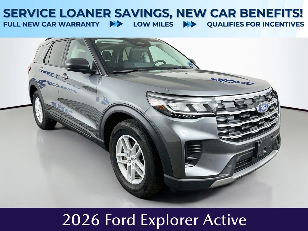 Carbonized Gray Metallic 2026 Ford Explorer SUV / Crossover All-Wheel Drive Automatic