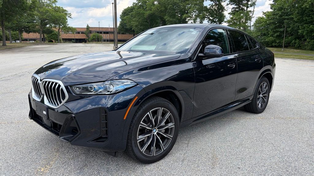 Carbon Black Metallic 2024 BMW X6 SUV / Crossover All-Wheel Drive 8-Speed Automatic