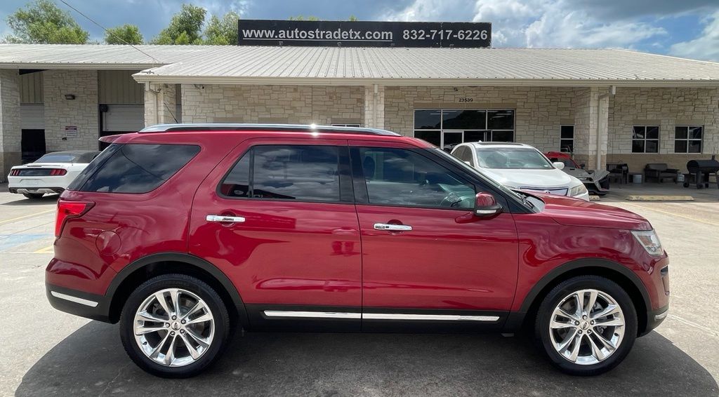 2018 Ford Explorer Limited Red at Bayway Cadillac of The Woodlands