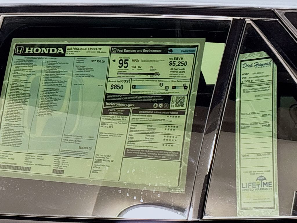 2025 Honda Prologue Elite
