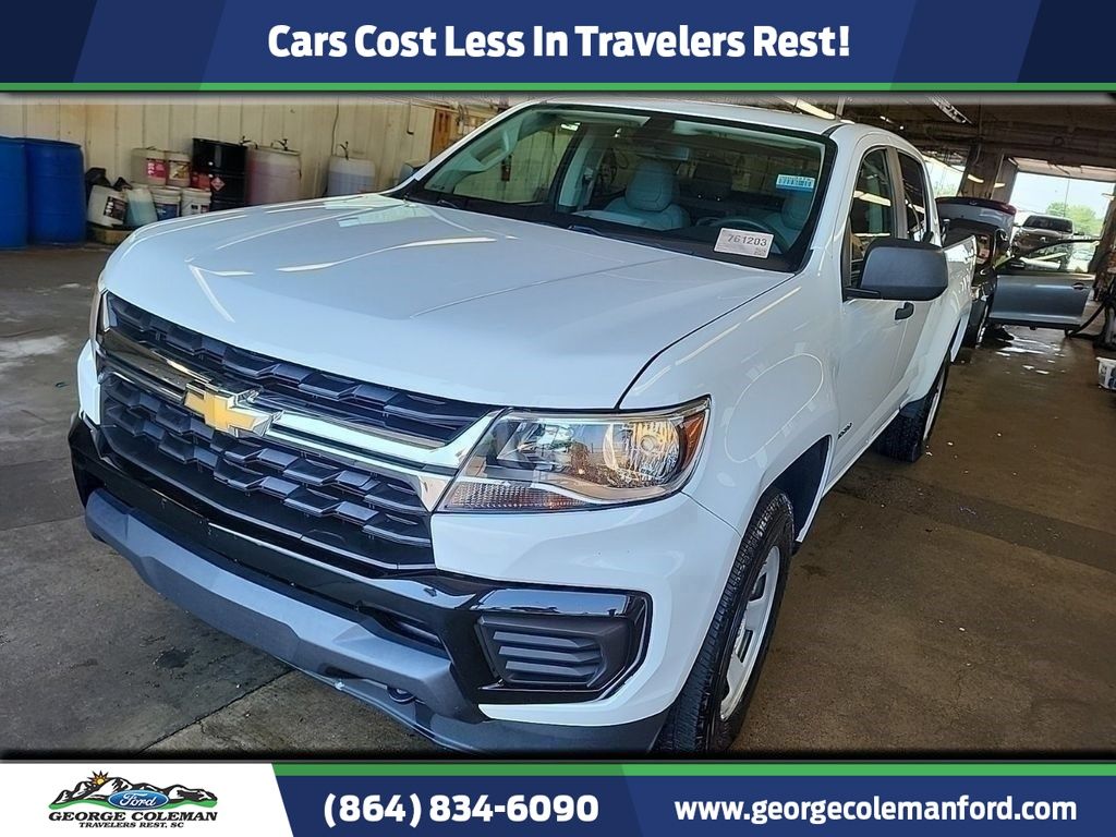 Summit White 2022 Chevrolet Colorado Pickup Truck Four-Wheel Drive 8-Speed Automatic
