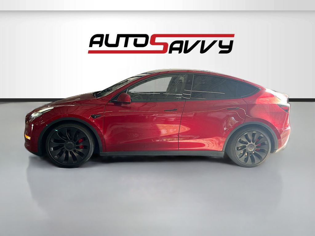 Used 2024 Red Tesla Performance image 4