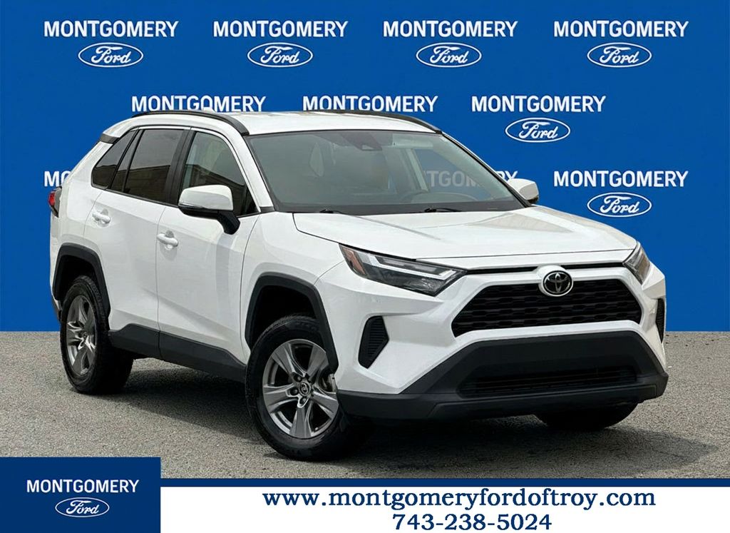 White 2022 Toyota RAV4 SUV / Crossover All-Wheel Drive 8-Speed Automatic