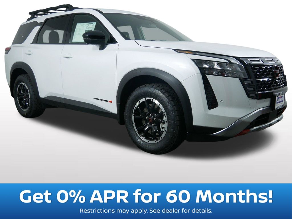 Everest White Pearl Tricoat 2026 Nissan Pathfinder SUV / Crossover All-Wheel Drive 9-Speed Automatic