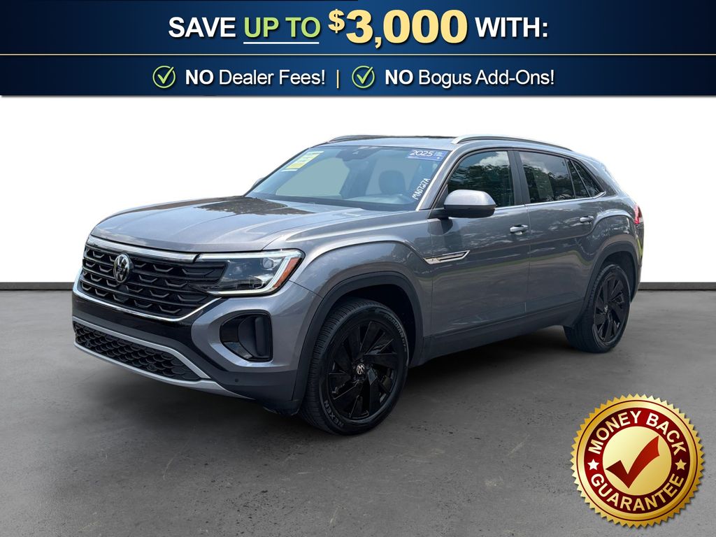 Platinum Gray Metallic 2025 Volkswagen Atlas Cross Sport SUV / Crossover Front-Wheel Drive 8-Speed Automatic