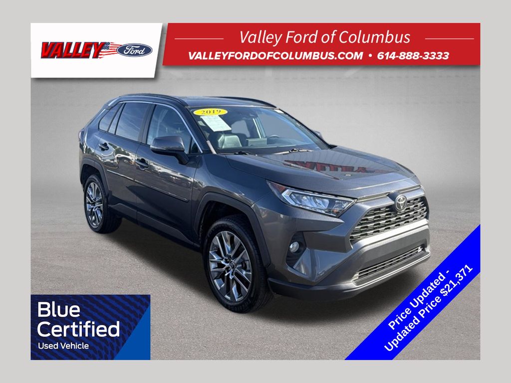 Magnetic Gray Metallic 2019 Toyota RAV4 SUV / Crossover All-Wheel Drive 8-Speed Automatic