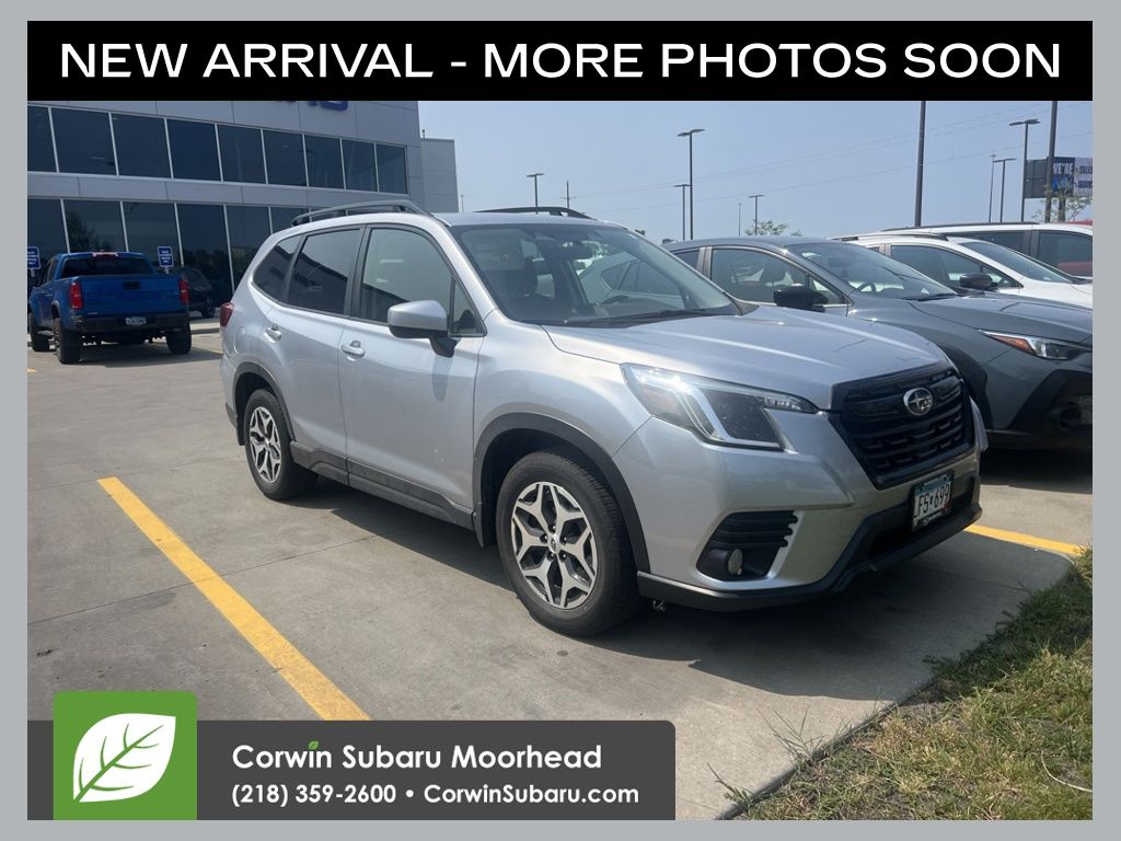 Ice Silver Metallic 2023 Subaru Forester SUV / Crossover All-Wheel Drive Continuously Variable Transmission
