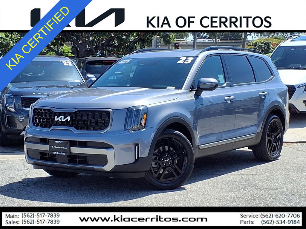 Everlasting Silver 2023 Kia Telluride EX X-Line AWD SUV / Crossover All-Wheel Drive 8-Speed Automatic