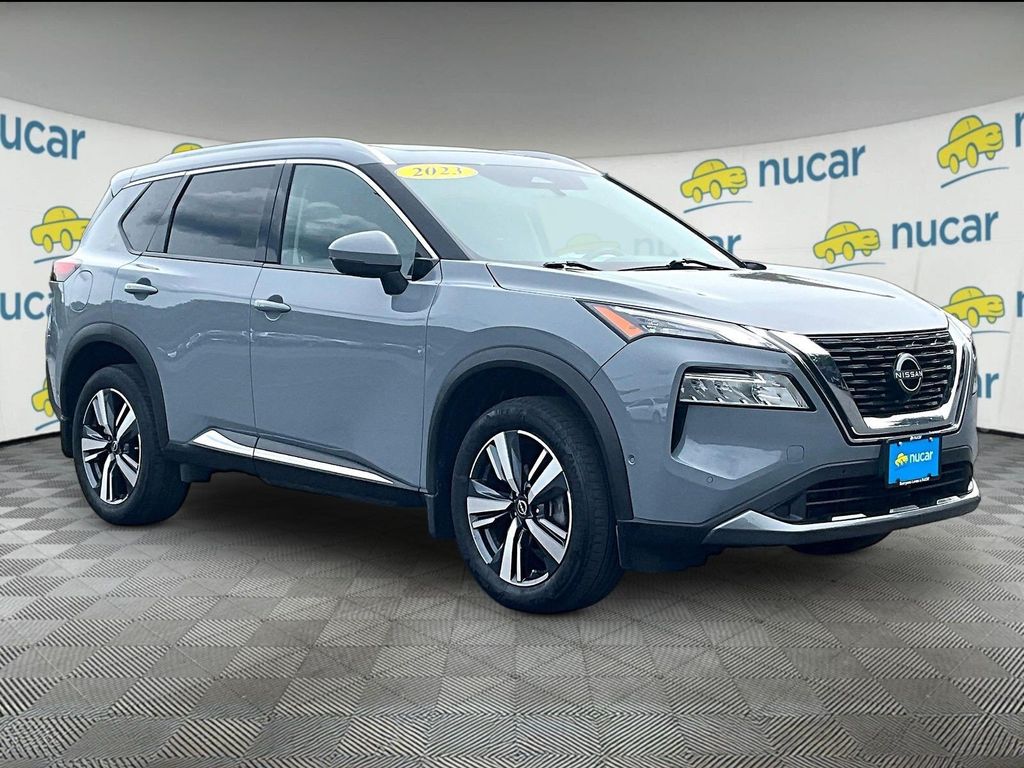Boulder Gray Pearl 2023 Nissan Rogue SUV / Crossover All-Wheel Drive Continuously Variable Transmission