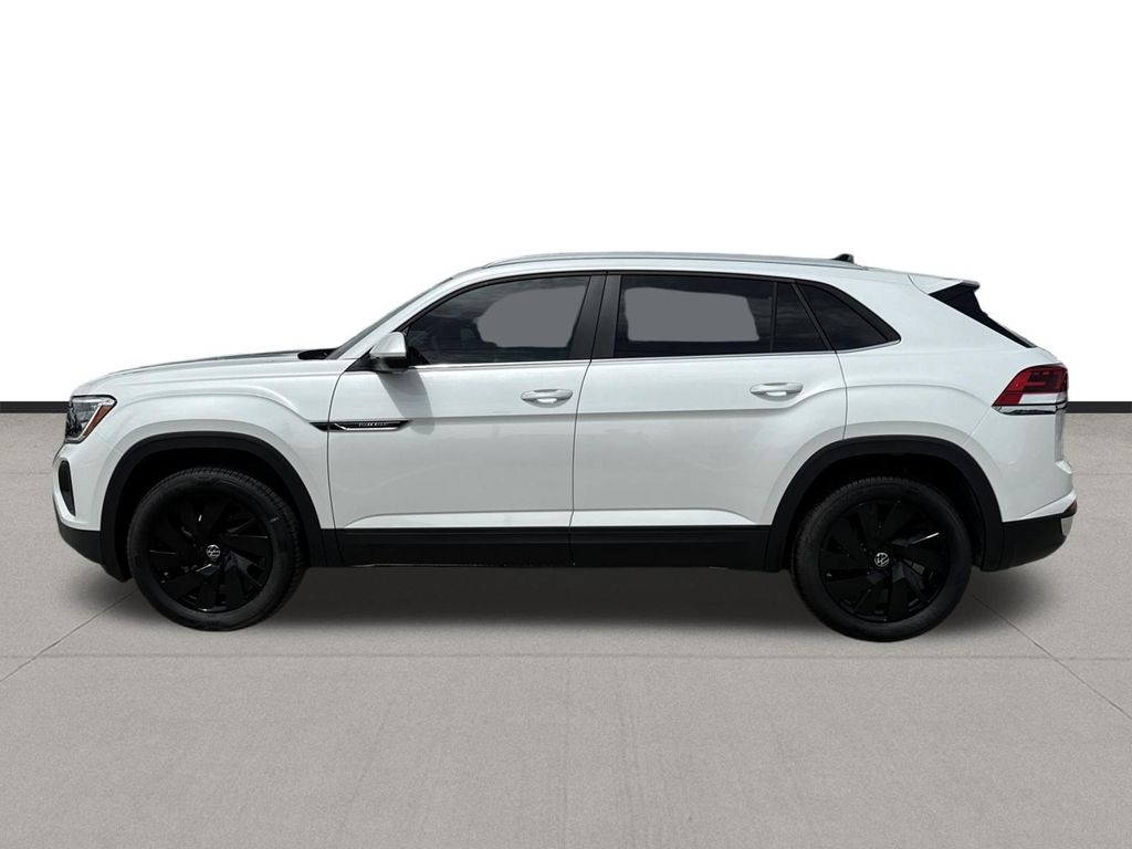2026 Volkswagen Atlas Cross Sport 2.0T SE w/Technology White at DeMontrond Auto Country