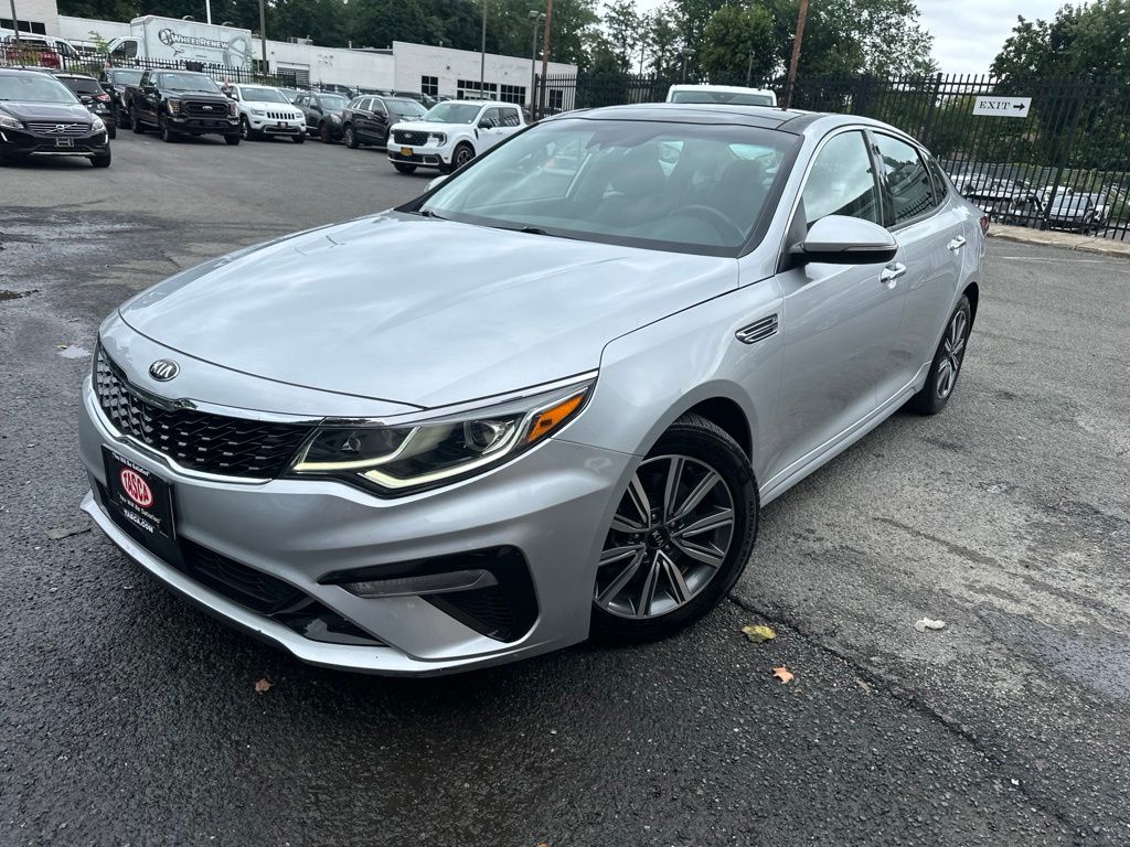 Sparkling Silver 2020 Kia Optima Sedan Front-Wheel Drive 7-Speed Automatic