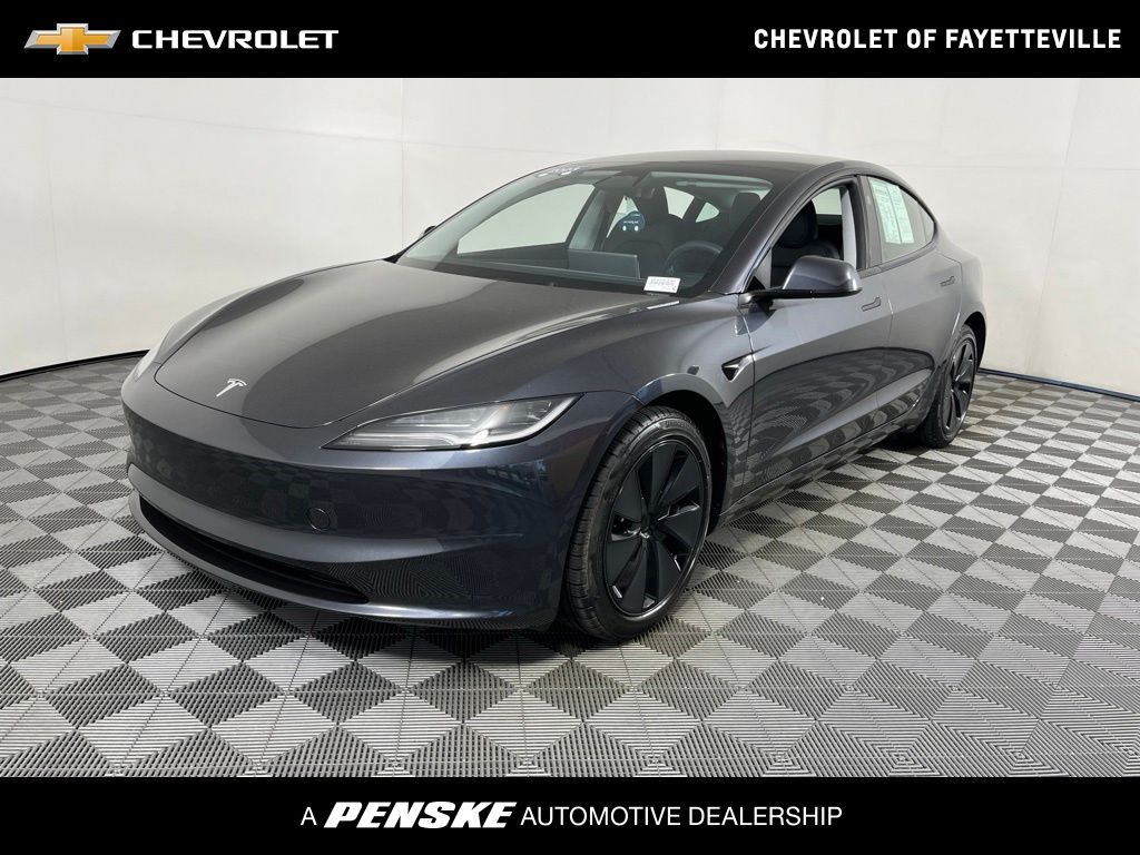 Stealth Gray 2025 Tesla Model 3 Sedan All-Wheel Drive 1-Speed Automatic