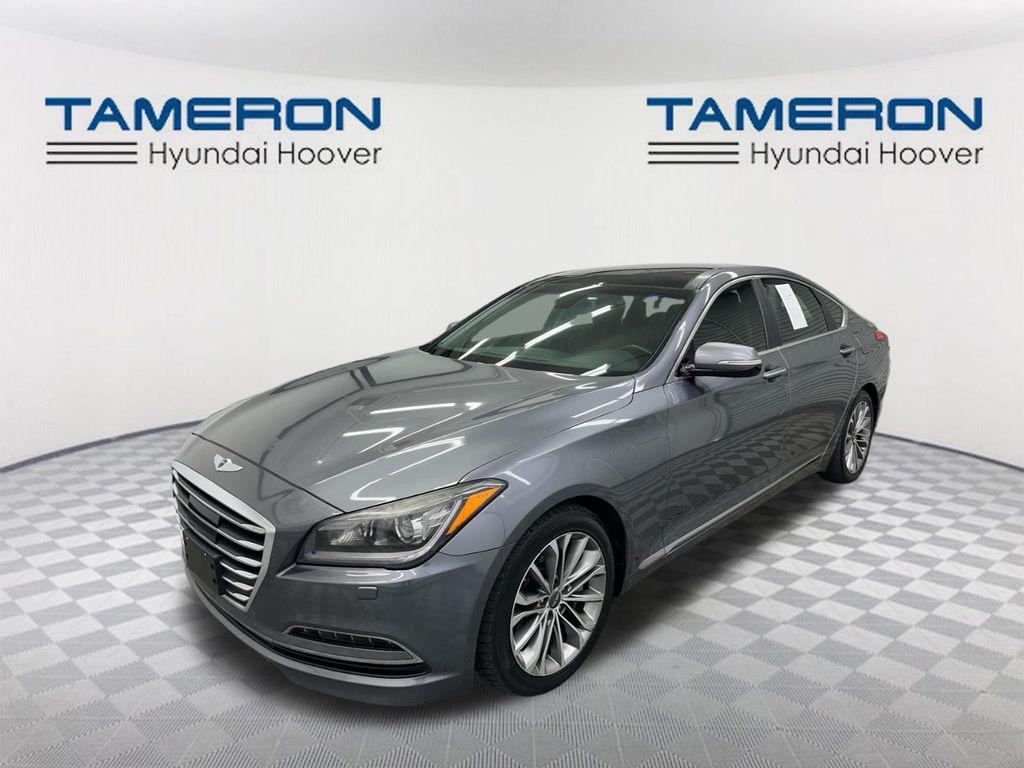 Empire State Gray 2015 Hyundai Genesis Sedan 8-Speed Automatic