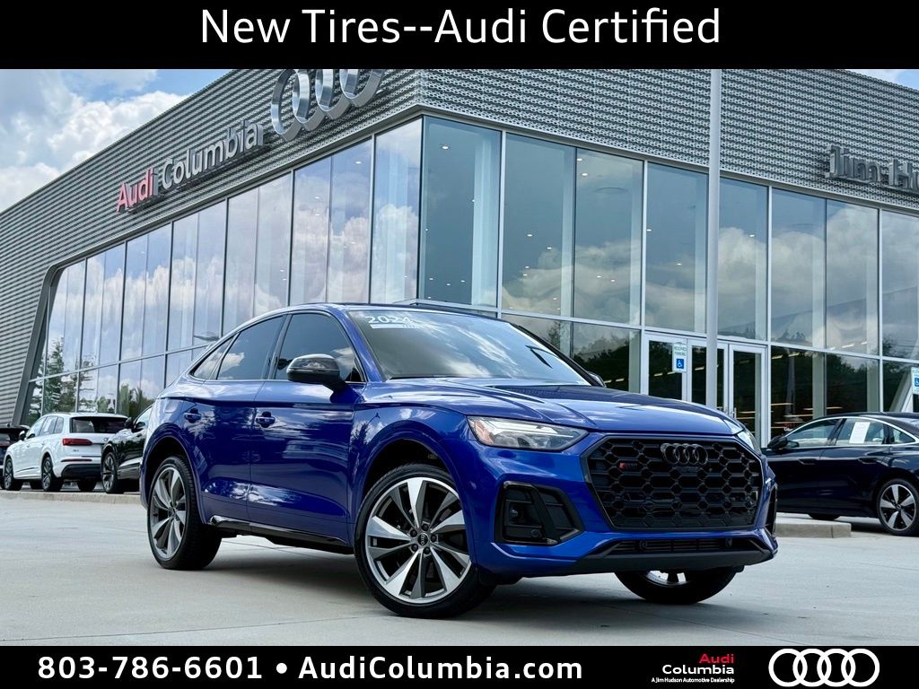 Ultra Blue Metallic 2024 Audi SQ5 Sportback Sedan All-Wheel Drive 8-Speed Automatic