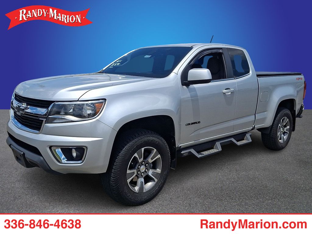 Silver Ice Metallic 2015 Chevrolet Colorado Work Truck Extended Cab LB 4WD Pickup Truck Four-Wheel Drive 6-Speed Automatic