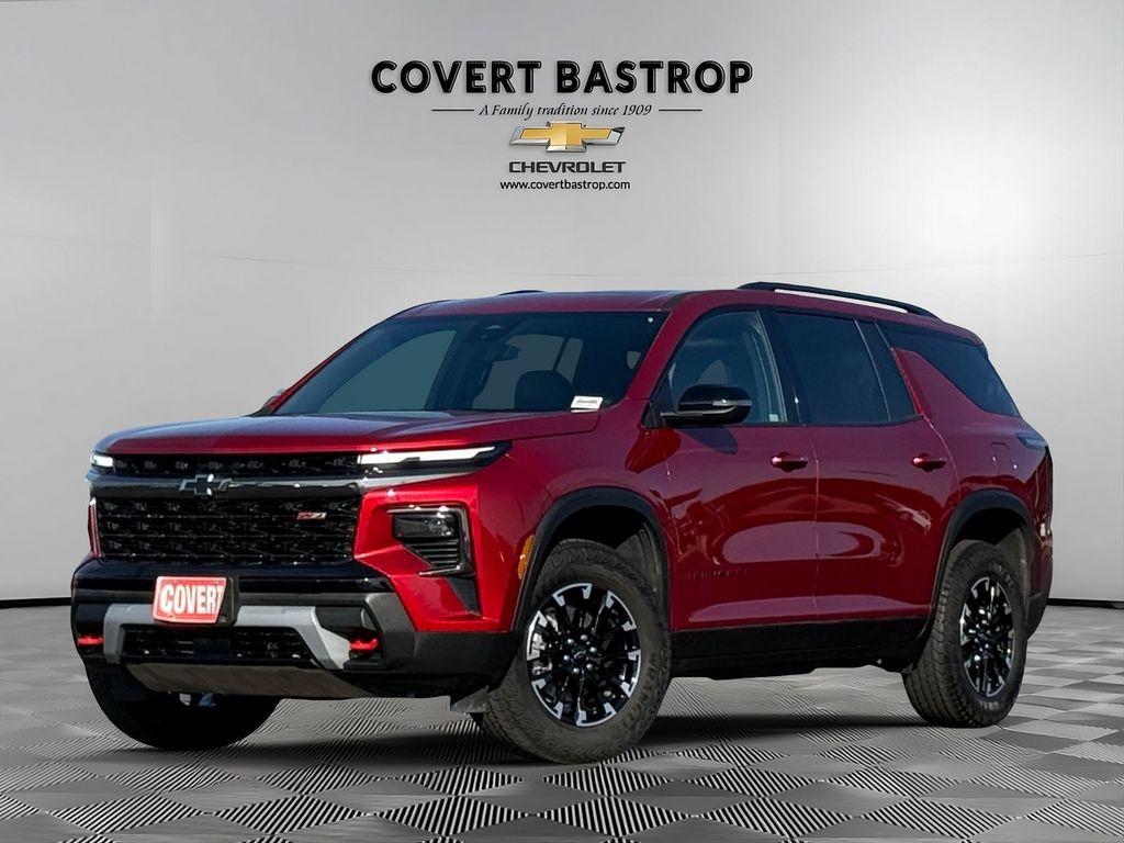 Radiant Red 2026 Chevrolet Traverse SUV / Crossover Four-Wheel Drive 8-Speed Automatic