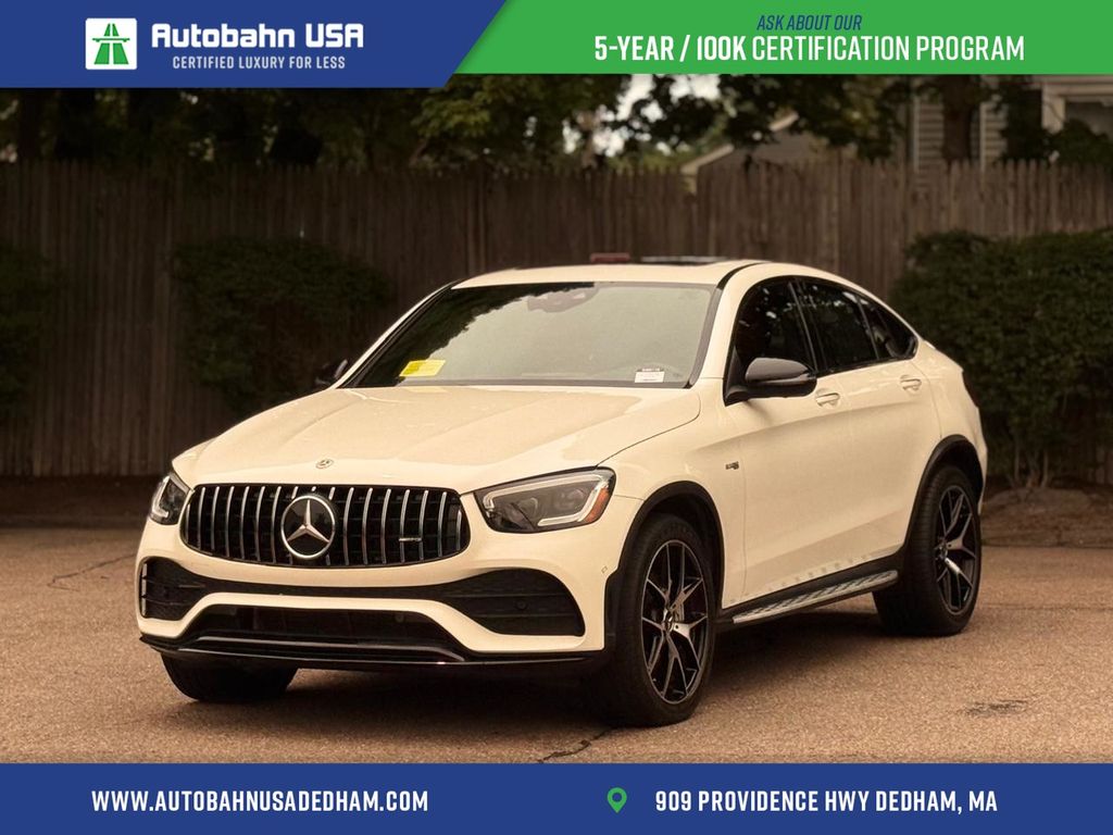 White 2023 Mercedes-Benz GLC Coupe All-Wheel Drive 9-Speed Automatic