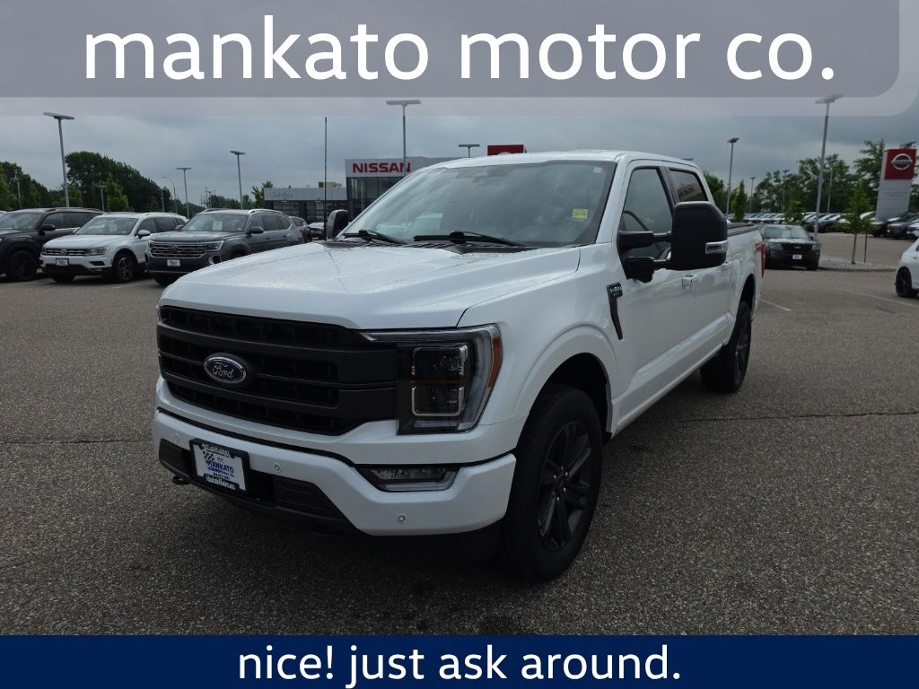 Star White Metallic Tri-Coat 2023 Ford F-150 Pickup Truck Four-Wheel Drive Automatic