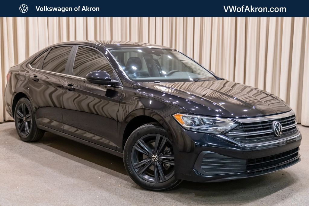 Deep Black 2024 Volkswagen Jetta Sedan Front-Wheel Drive 8-Speed Automatic