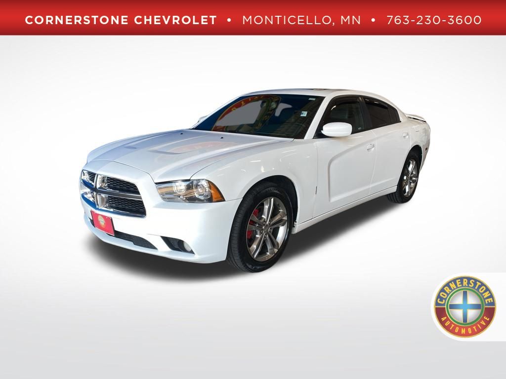 White (Ivory 3-Coat) 2013 Dodge Charger R/T AWD Sedan All-Wheel Drive 5-Speed Automatic