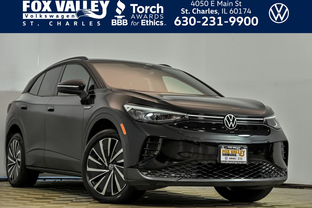 Deep Black 2024 Volkswagen ID.4 Pro AWD SUV / Crossover All-Wheel Drive Automatic