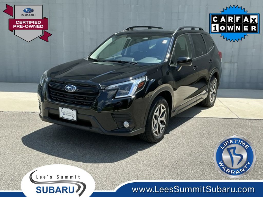 Crystal Black Silica 2023 Subaru Forester SUV / Crossover All-Wheel Drive Continuously Variable Transmission