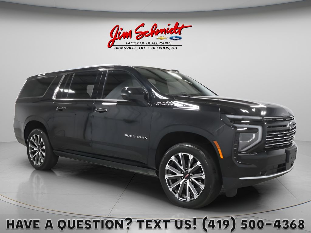 Black 2026 Chevrolet Suburban SUV / Crossover Four-Wheel Drive Automatic