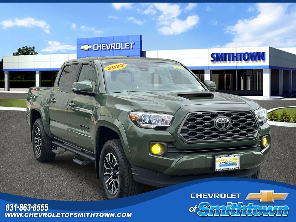 Army Green 2022 Toyota Tacoma TRD Sport Double Cab 4WD Pickup Truck Four-Wheel Drive 6-Speed Automatic