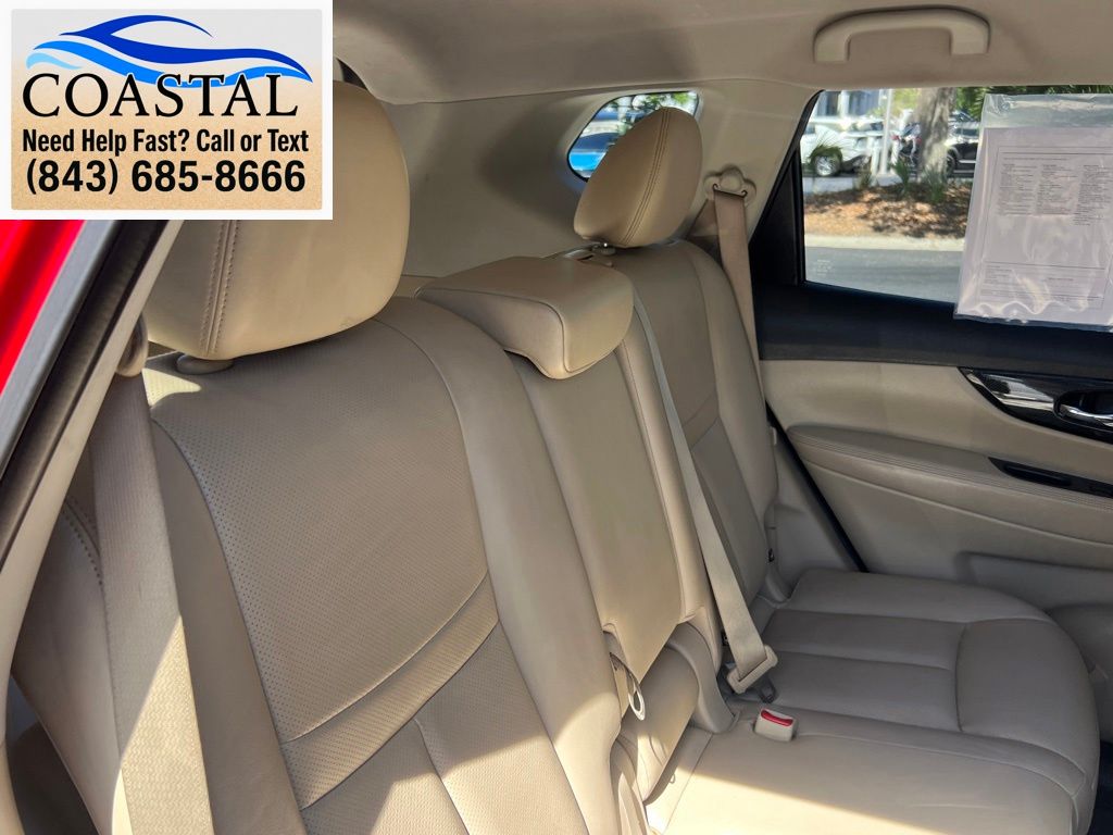 2017 Nissan Rogue SL Red at Coastal Chevrolet Cadillac