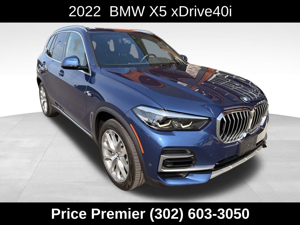 Phytonic Blue Metallic 2022 BMW X5 SUV / Crossover All-Wheel Drive 8-Speed Automatic
