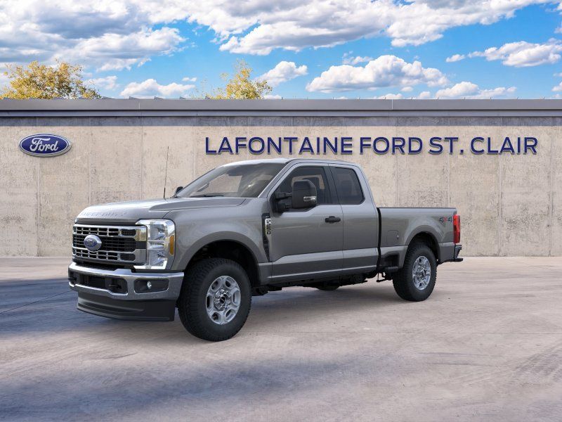 Gray 2026 Ford F-250 Super Duty Pickup Truck Four-Wheel Drive Automatic