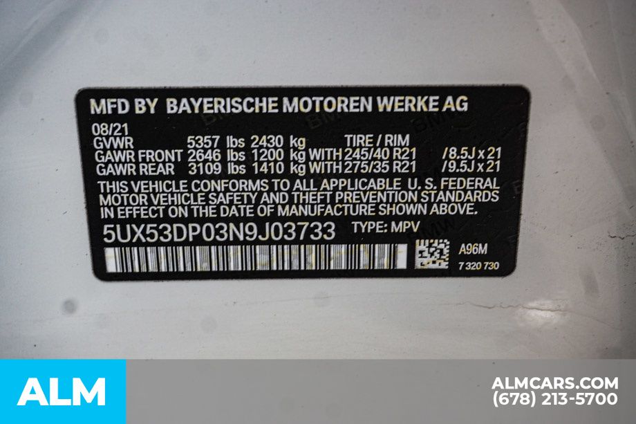 Used 2022 White BMW xDrive30i image 62