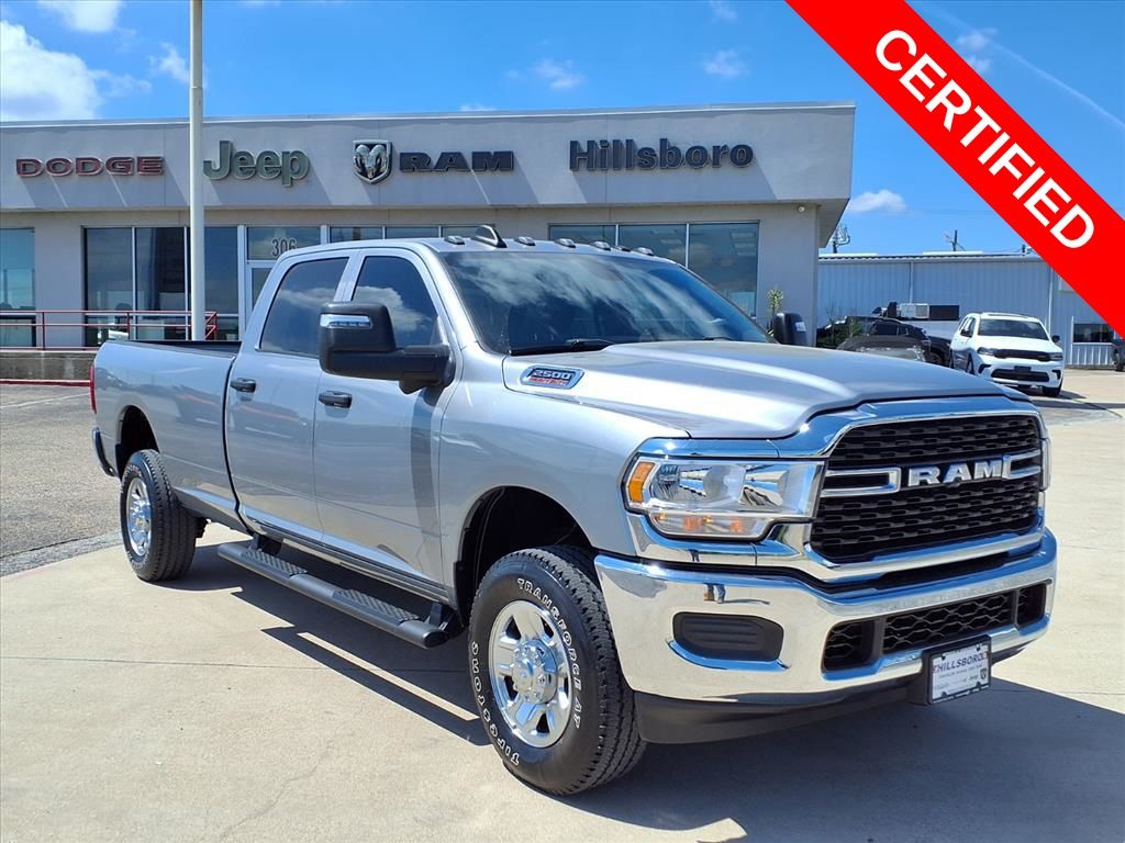 Billet Silver Metallic Clearcoat 2023 RAM 2500 Tradesman Crew Cab LB RWD Pickup Truck 4X2 8-Speed Automatic