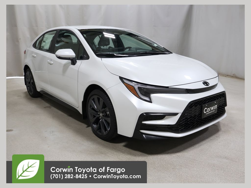 Pearl 2026 Toyota Corolla Sedan Front-Wheel Drive Continuously Variable Transmission