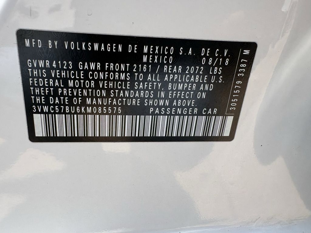 2019 Volkswagen Jetta R-Line White at DeMontrond Auto Country