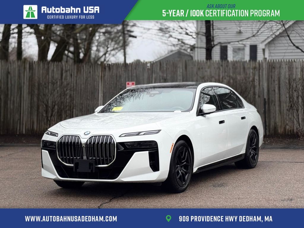 Alpine White 2025 BMW 7 Series 740i xDrive Sedan All-Wheel Drive 8-Speed Automatic