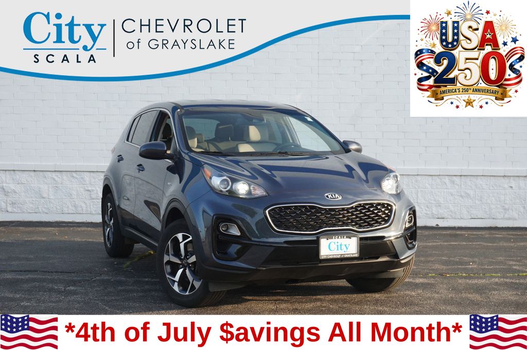 Pacific Blue 2020 Kia Sportage SUV / Crossover All-Wheel Drive 6-Speed Automatic Overdrive
