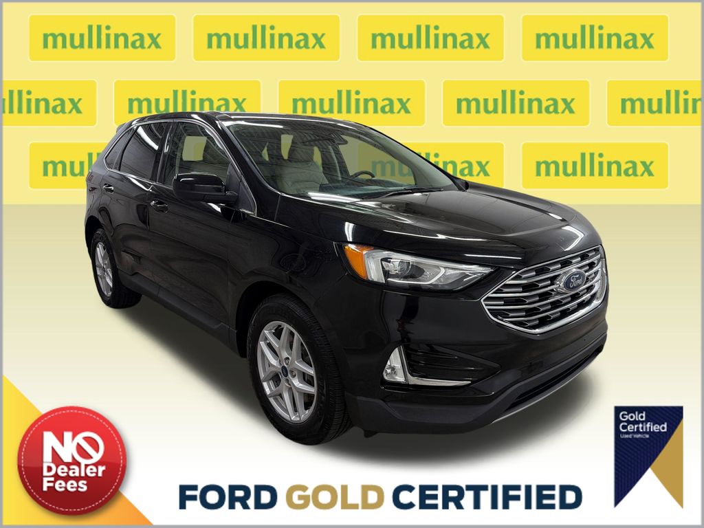 Agate Black Metallic 2021 Ford Edge SUV / Crossover All-Wheel Drive 8-Speed Automatic