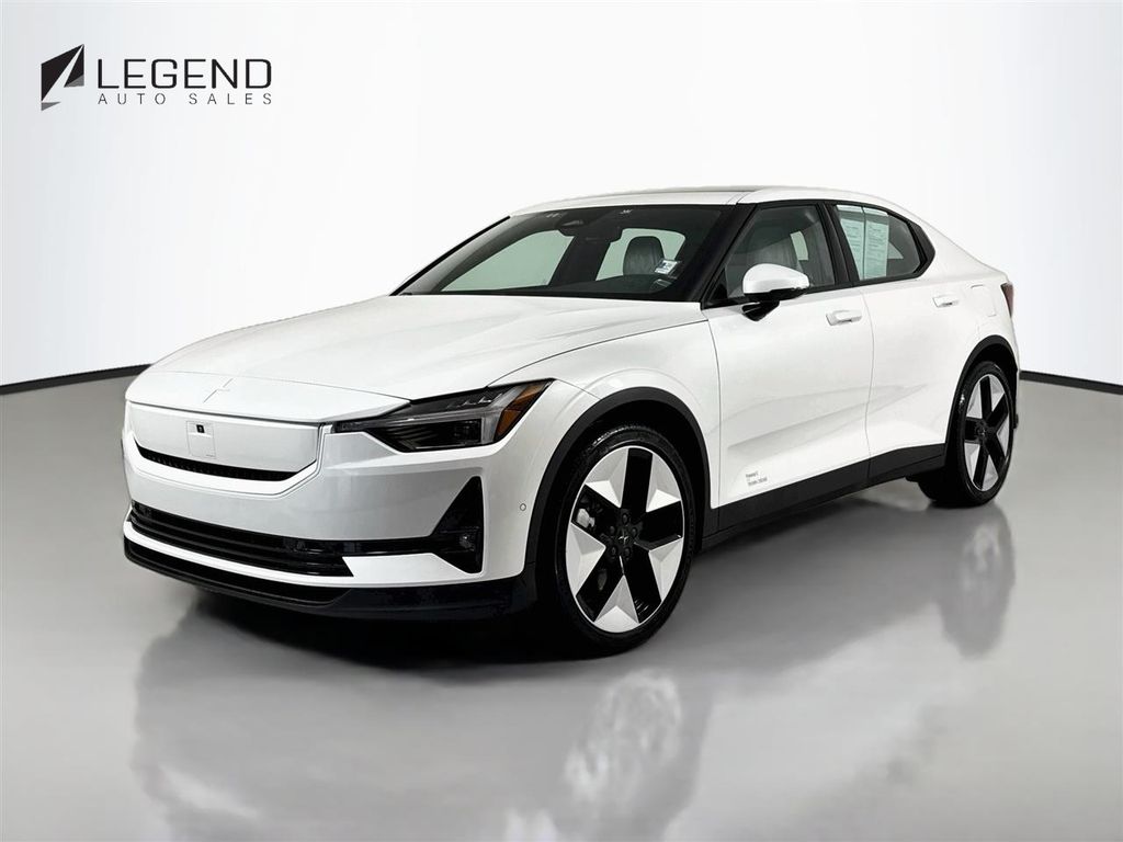 White 2024 Polestar 2 Sedan All-Wheel Drive 1-Speed Automatic
