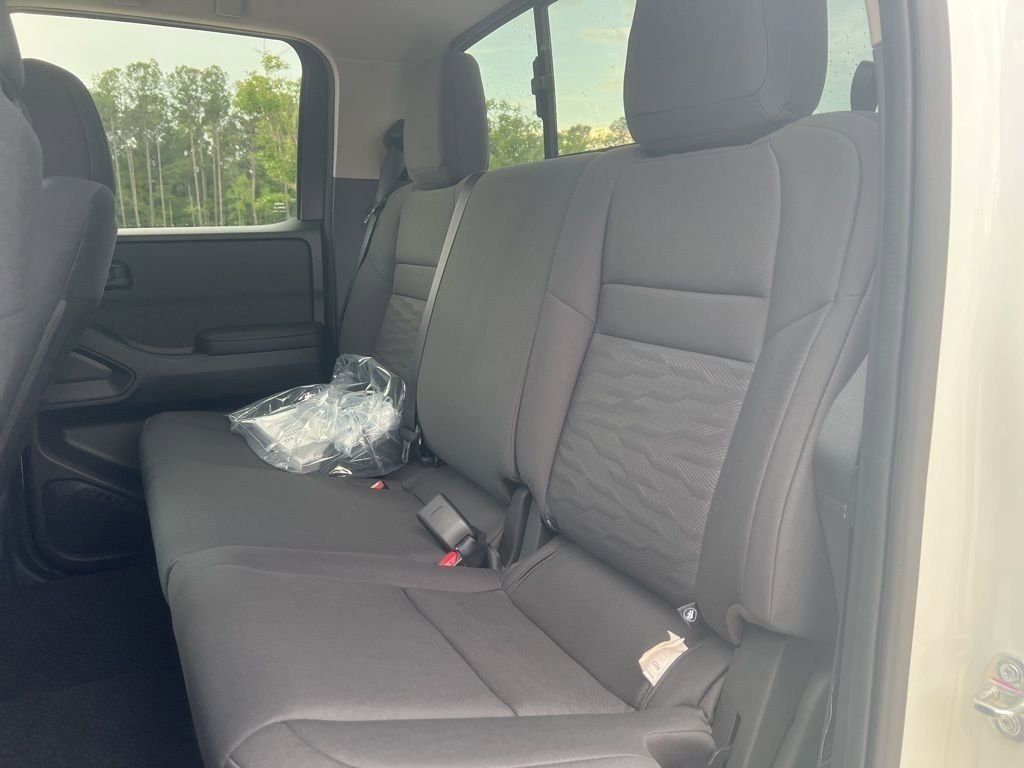 2025 Glacier White Nissan Frontier S 4X4 Truck