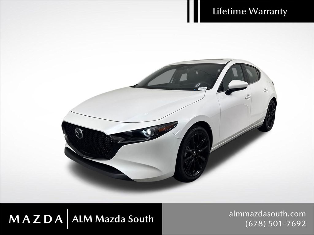 Snowflake White Pearl Mica 2026 Mazda MAZDA3 Hatchback Front-Wheel Drive 6-Speed Manual