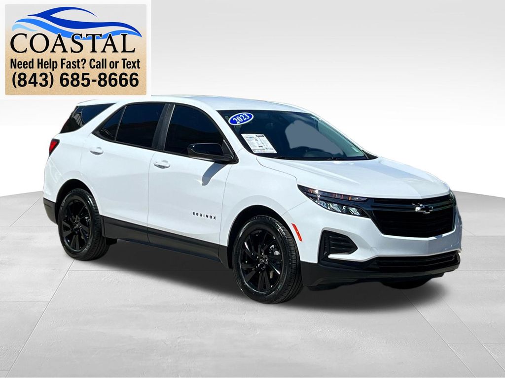 2023 Chevrolet Equinox LS White at Matthews Motors of Wilmington