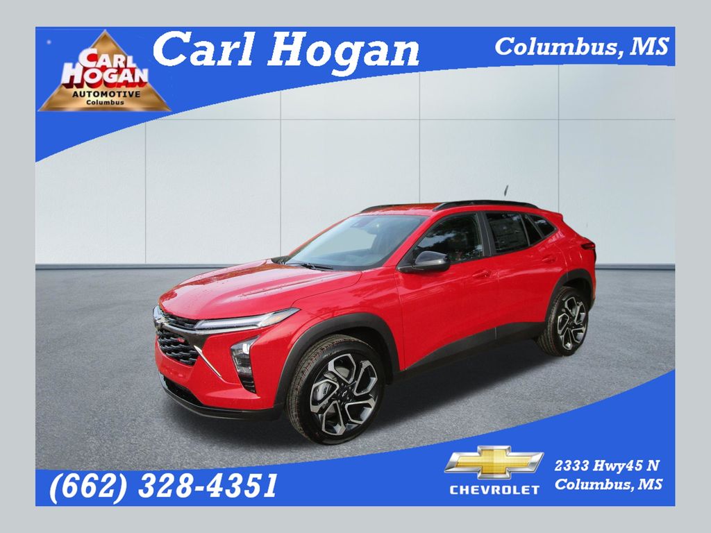 Red 2026 Chevrolet Trax RS with 2RS FWD SUV / Crossover Front-Wheel Drive 6-Speed Automatic